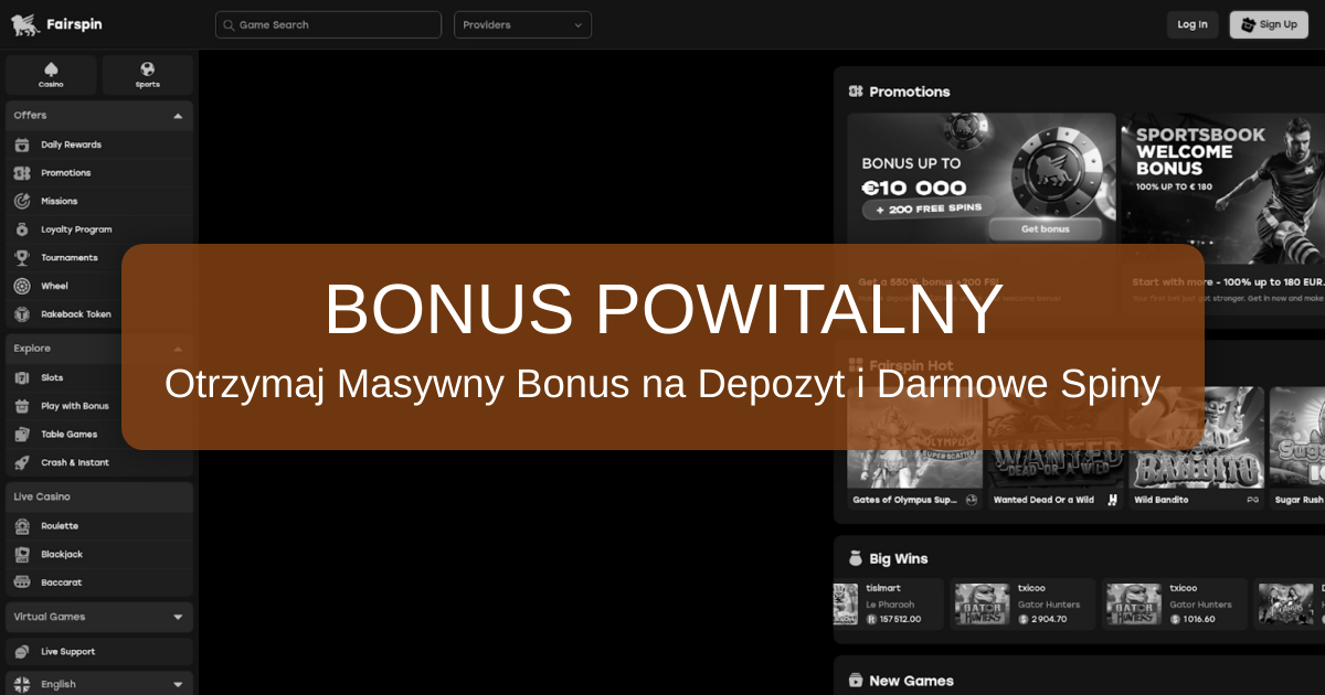 Fairspin Casino Polska